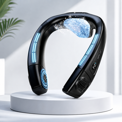 Neck Fan with Large Cooling Plate – 6000mAh Battery