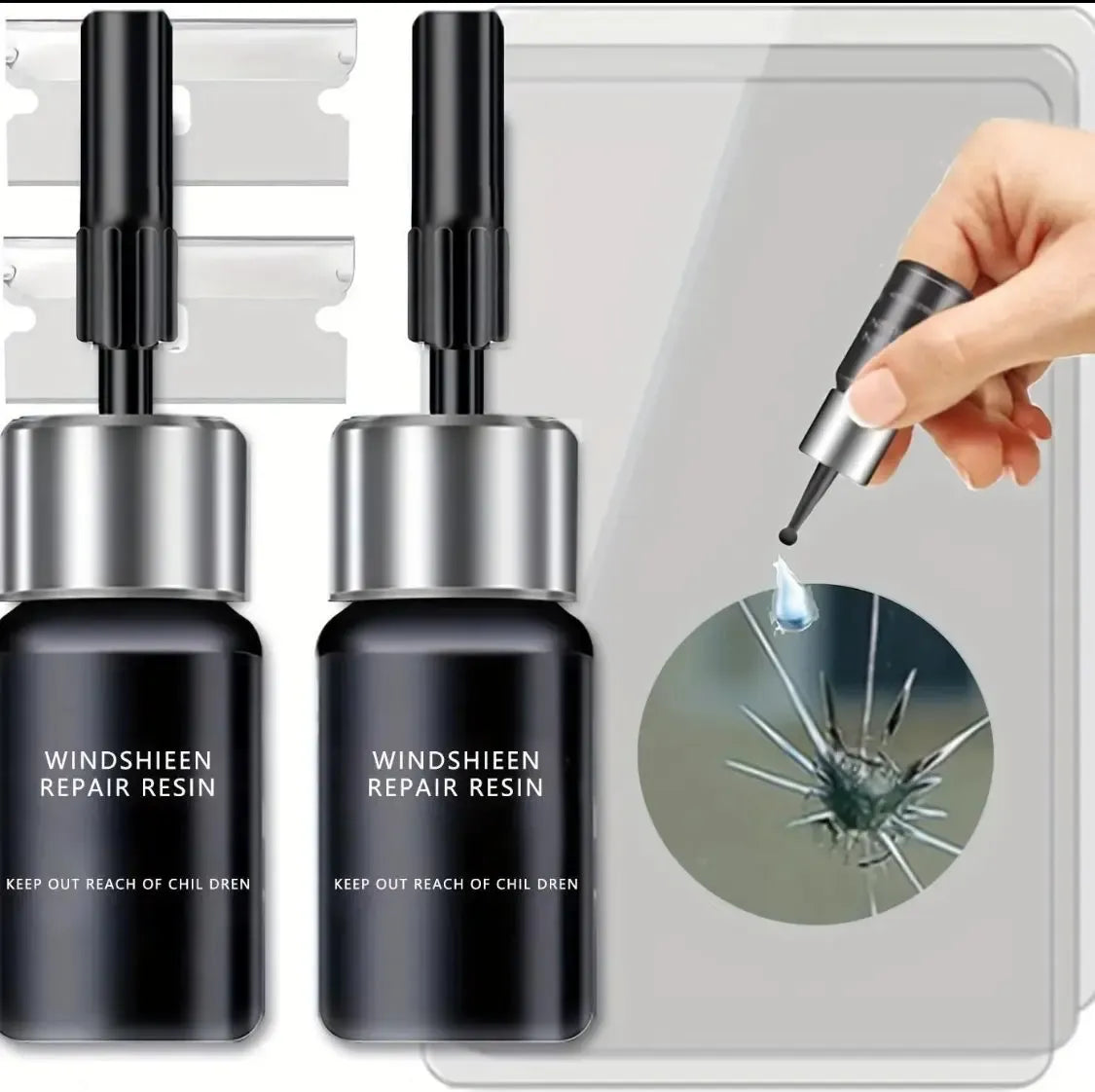 Windshield Crack Repair Kit– Stops Cracks Instantly [FREE SHIPPING ALL OVER KSA] EID OFFER LIVE !!!!